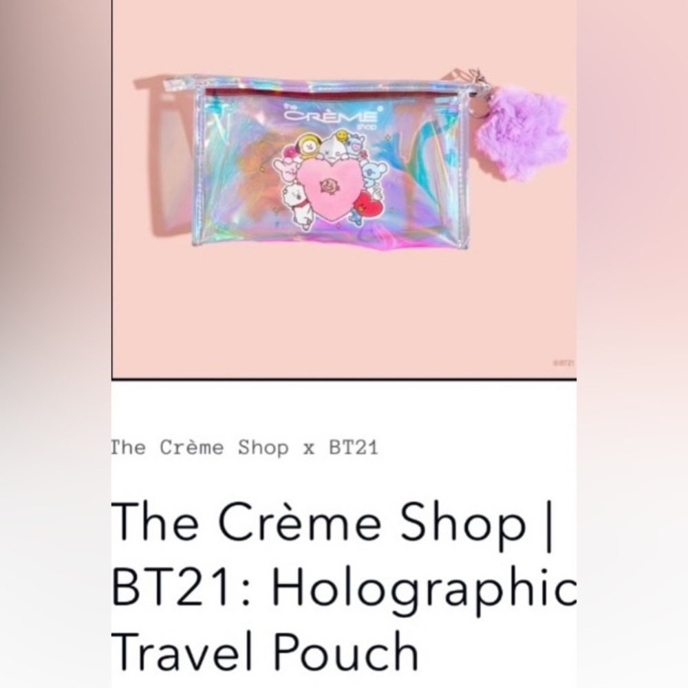 BT21 Baby Printed Sheet Mask Set with Large Travel Pouch Limited Edition NEW - Picture 12 of 14